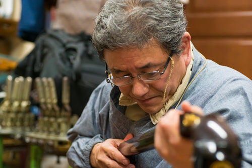 三絃司きくおか 河野公昭さん