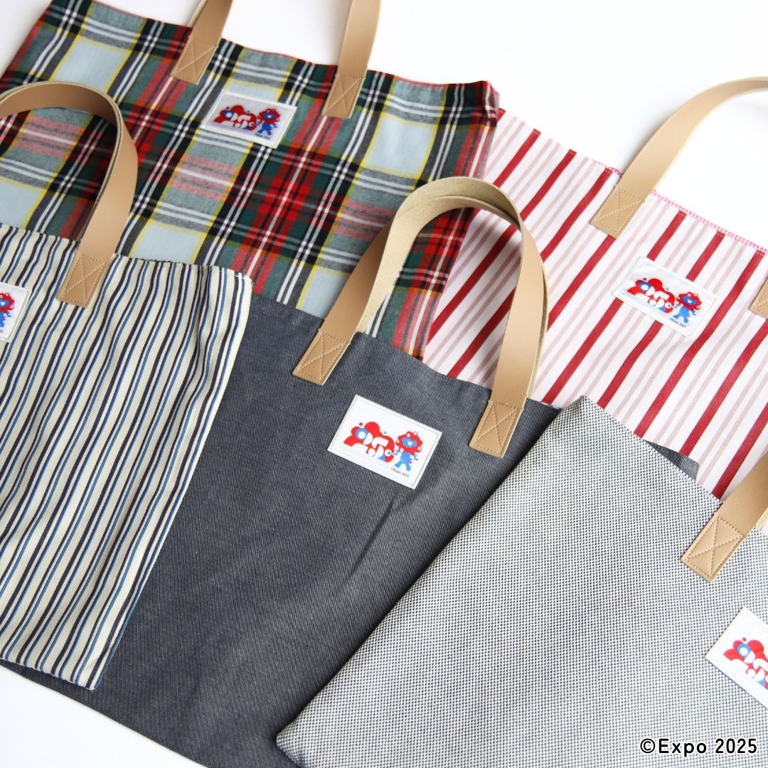EXPO2025 播州織 biscuit tote bag