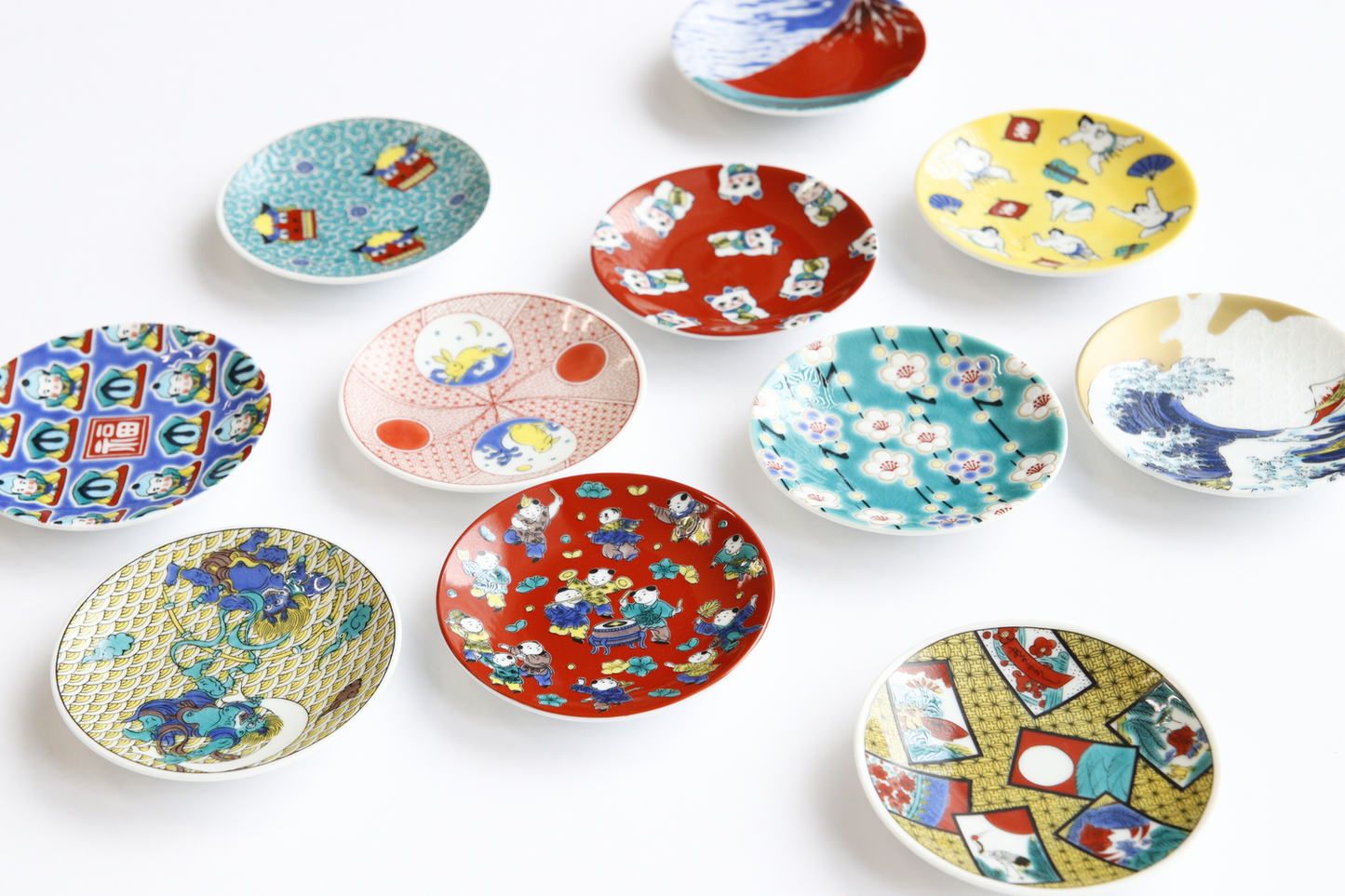 九谷焼 豆皿 木米