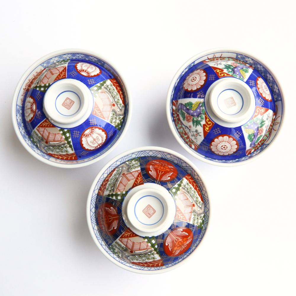 美濃焼 錦小桜 5.0蓋丼