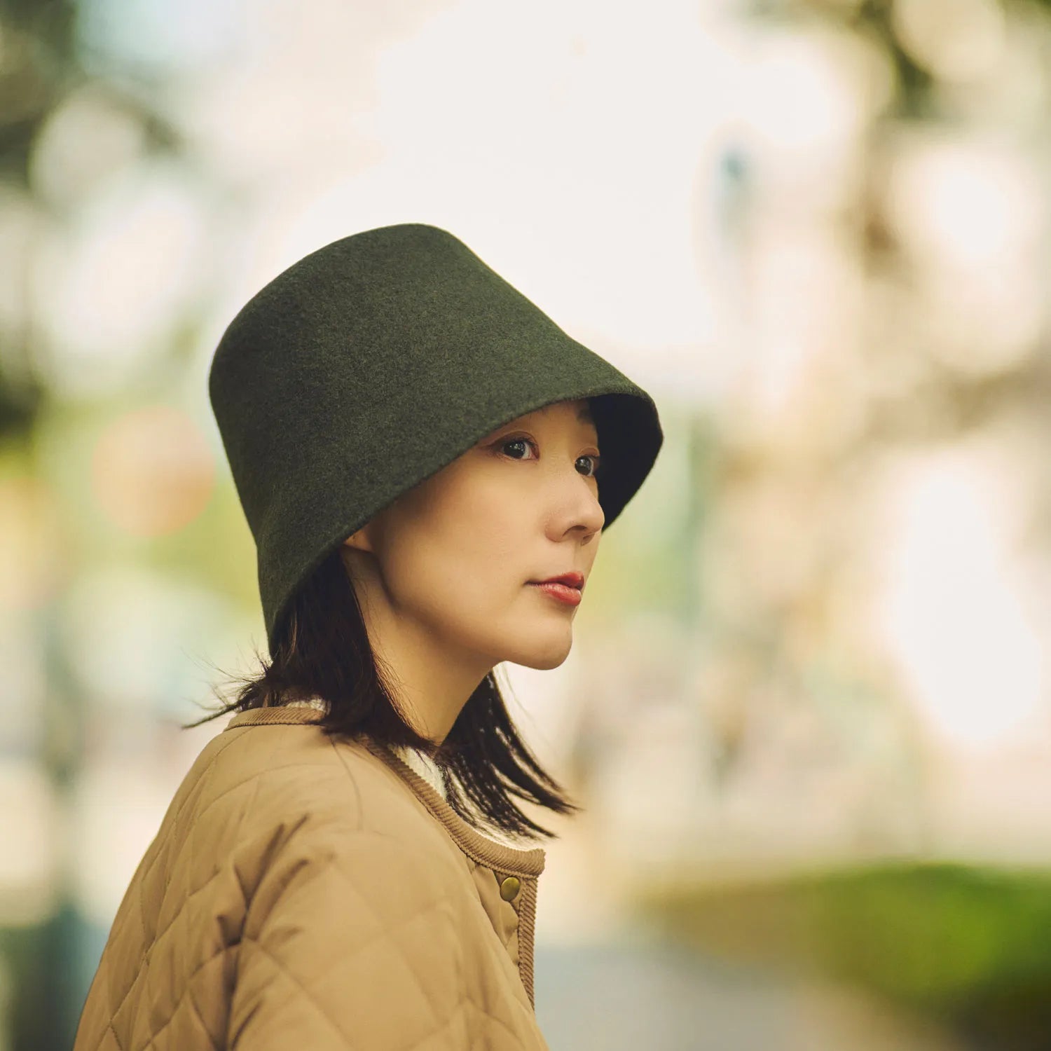 PINO(ピノ) バケットハット カーキ – 47 TREASURE