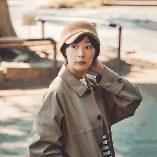 SELENA(セレナ)ウールキャップ ライトブラウン