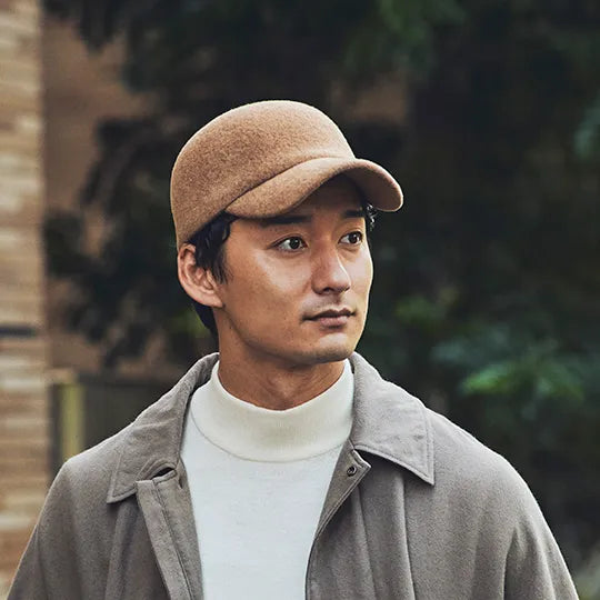 SELENA(セレナ)ウールキャップ ライトブラウン