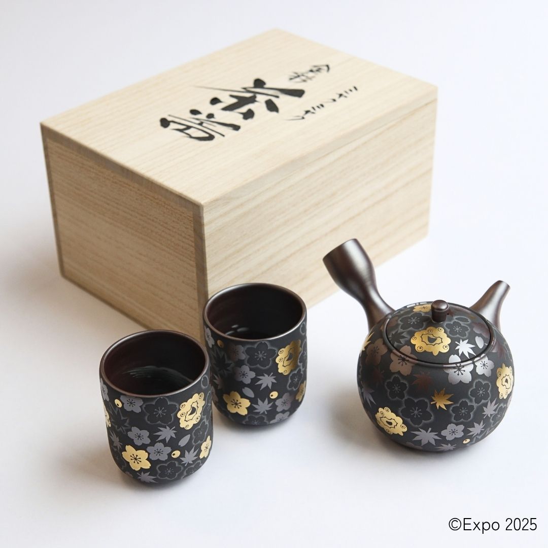 EXPO2025 萬古焼 金彩茶器