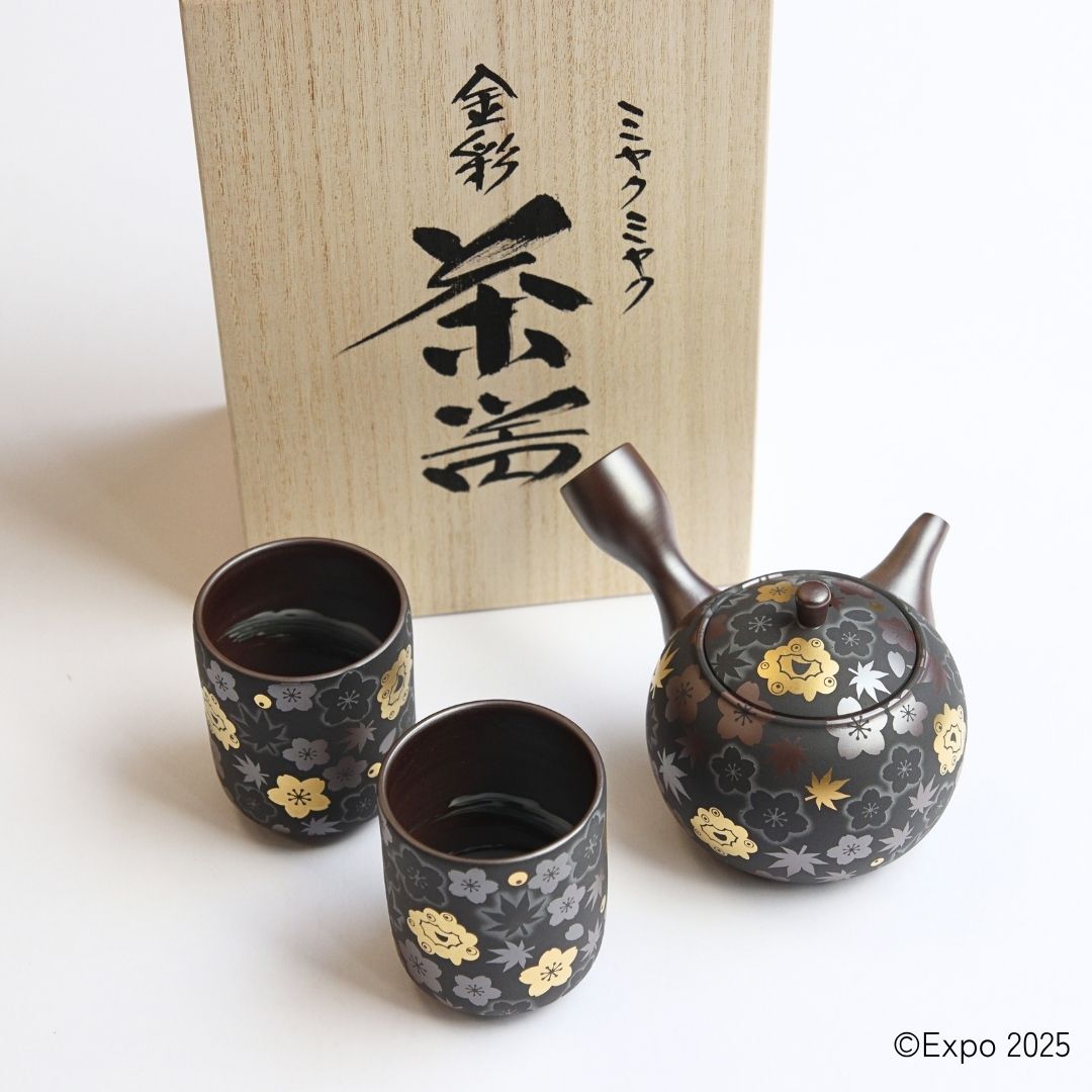 EXPO2025 萬古焼 金彩茶器