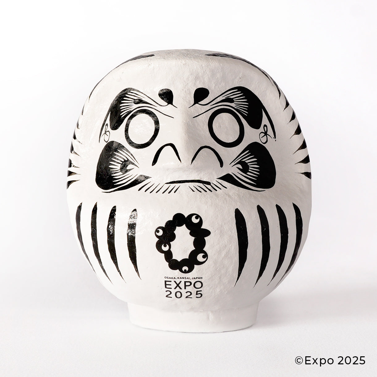 万博 だるま 白 高崎だるま