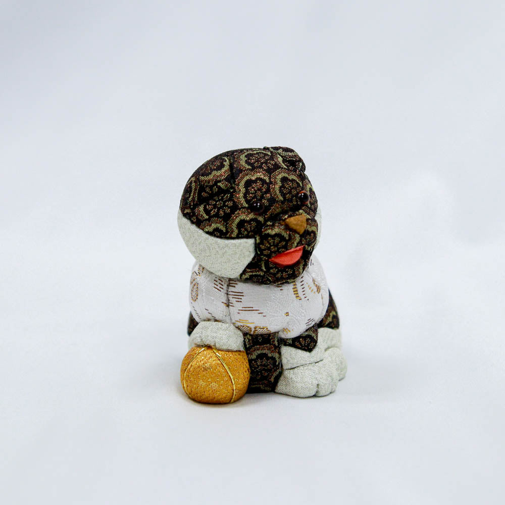 江戸木目込人形 Komainu charms(コマイヌ チャームズ)クロ