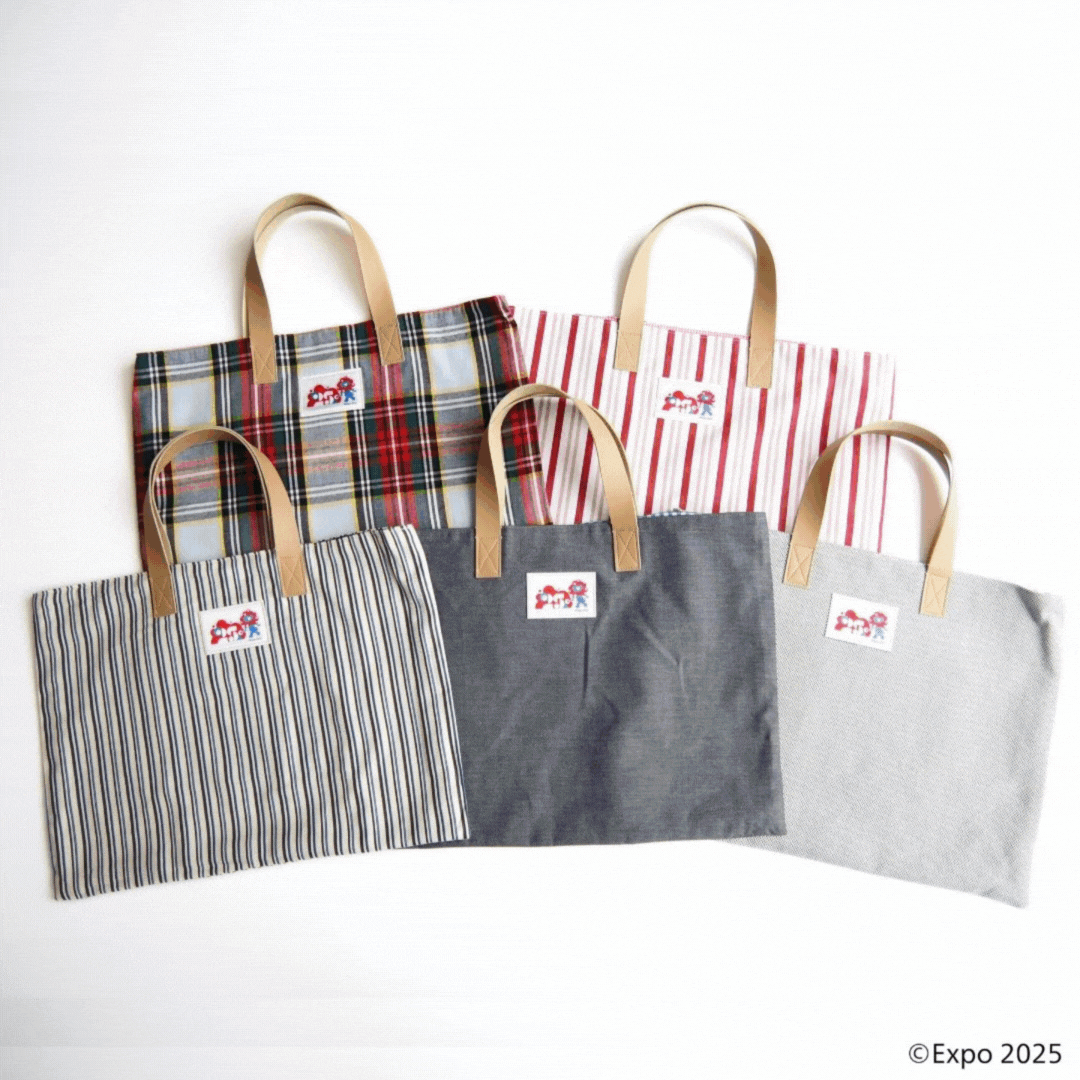 EXPO2025 播州織 biscuit tote bag|完売御礼・再入荷無し – 47 TREASURE EXPO2025 播州織 biscuit tote bag|完売御礼・再入荷無し – 47 TREASURE