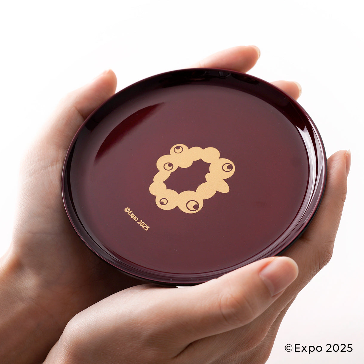 万博 玉虫塗 コースター