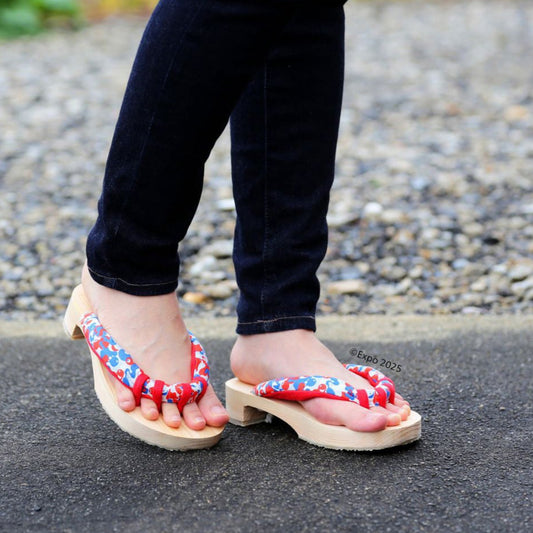 万博 五本指下駄 WORLD