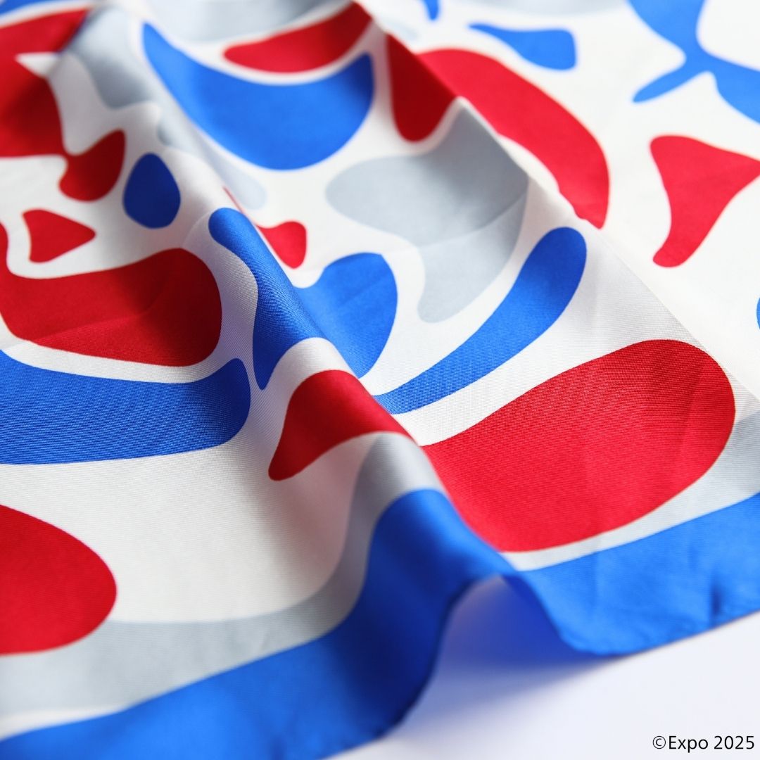 EXPO2025 横浜スカーフ スクエアスカーフ