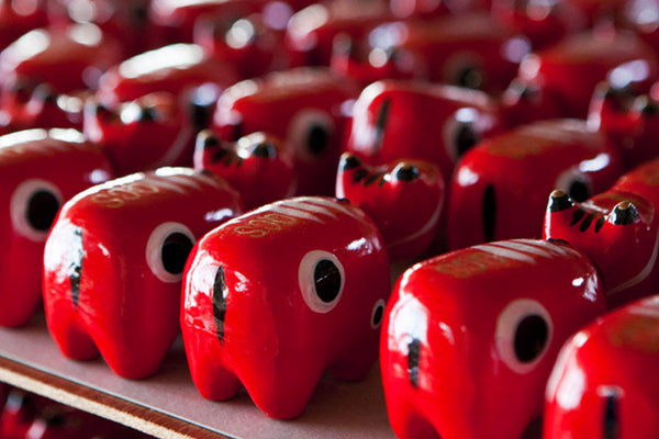 福島県の郷土玩具 あかべこができるまで