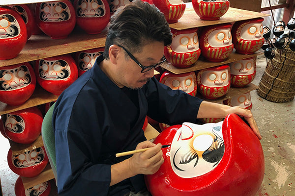 今井アレクサンドル作品(だるまさん)大中小 10点 今井勤さんが手掛ける作品 – 47 TREASURE