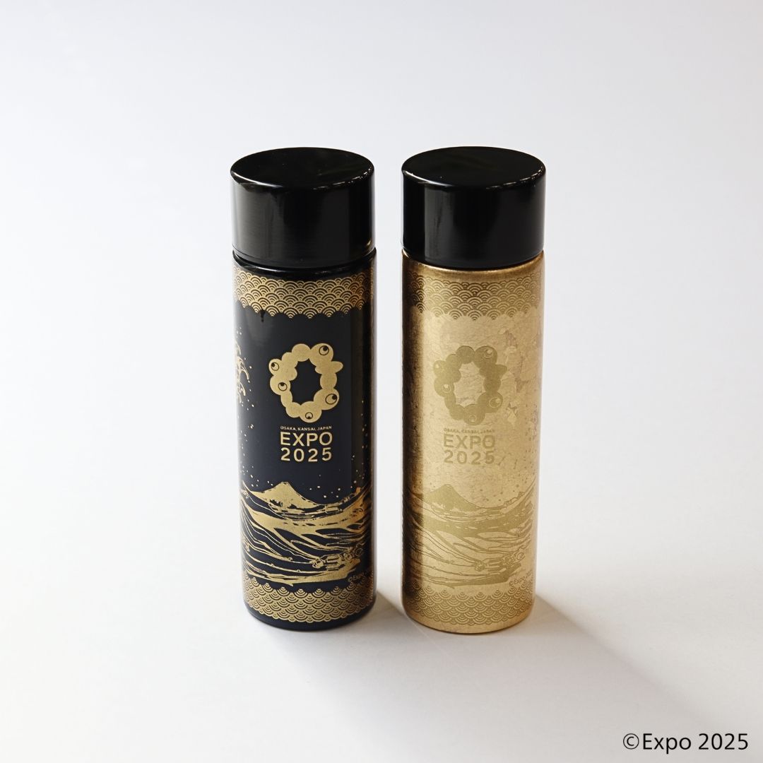 EXPO2025   山中塗 ステンレスボトル 金箔 140ml