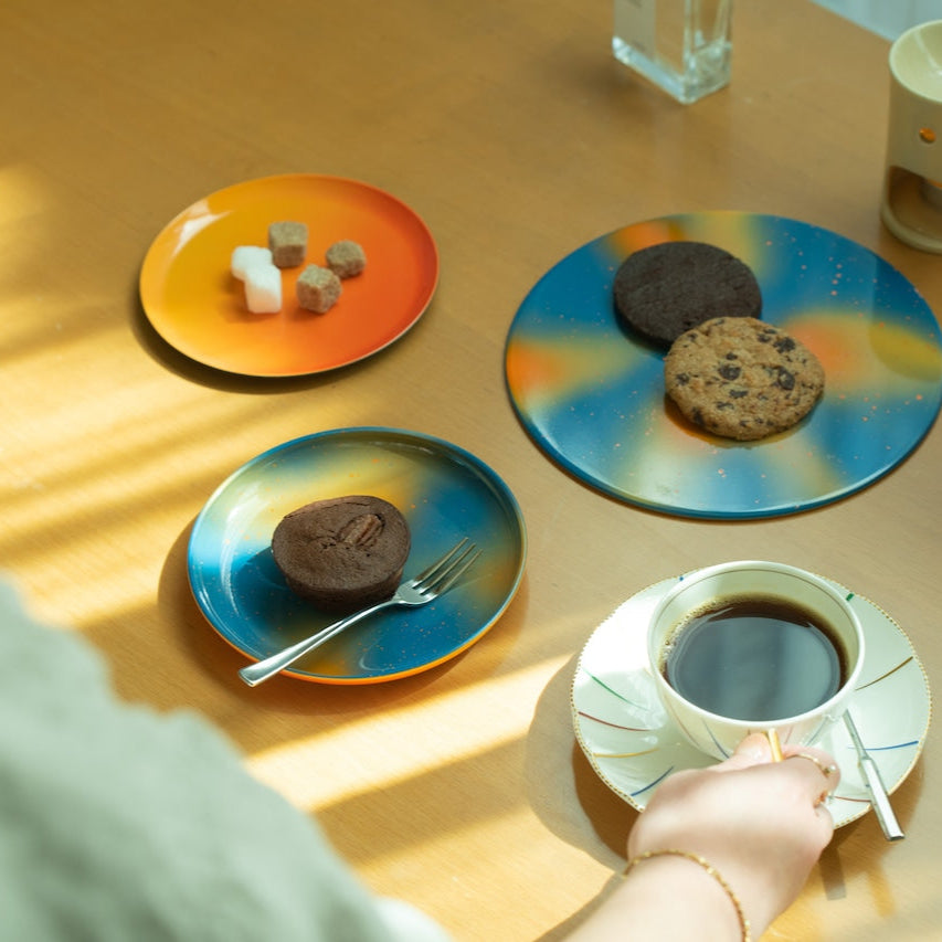 山中塗 iroikoi 7.0 両面プレート　晩夏