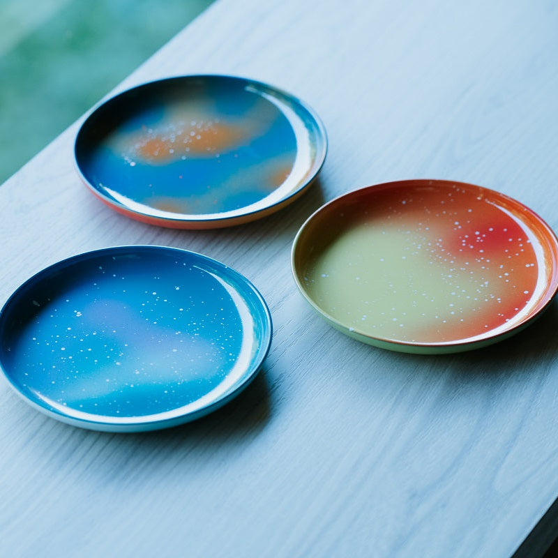 山中塗 iroikoi 5.0 丸皿 晩夏