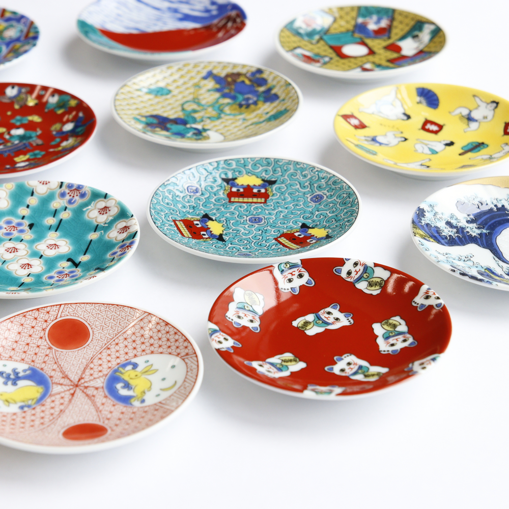 九谷焼 豆皿 獅子舞 – 47 TREASURE 九谷焼 豆皿 獅子舞 – 47 TREASURE