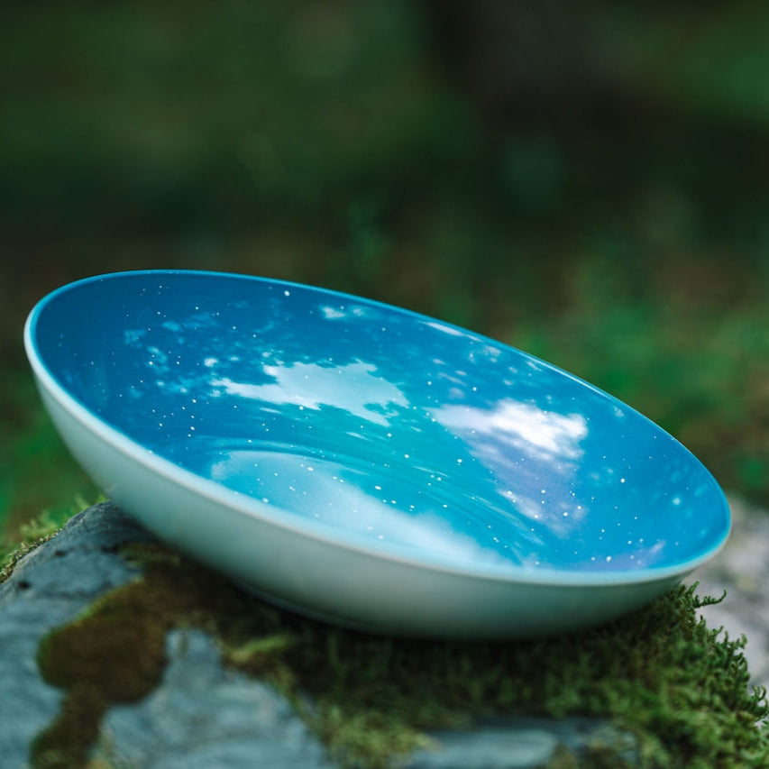 山中塗 iroikoi 8.0  和洋盛皿　雪景色