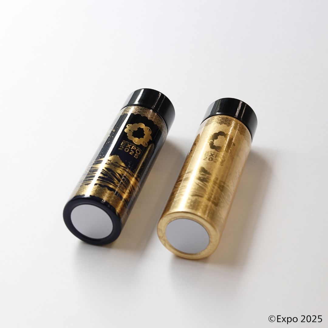 EXPO2025   山中塗 ステンレスボトル 金箔 140ml