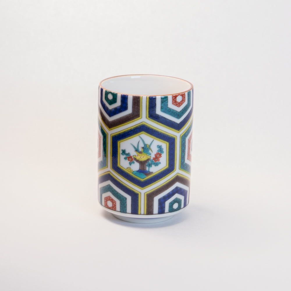 九谷焼 湯呑 古九谷 – 47 TREASURE