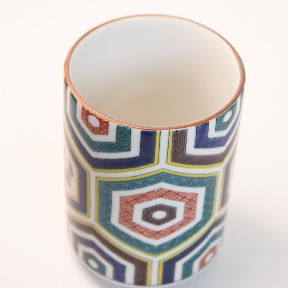 九谷焼 湯呑 古九谷 – 47 TREASURE