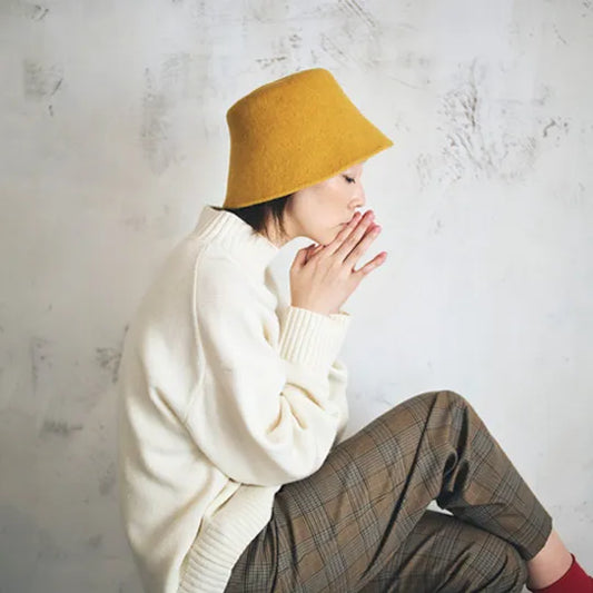 PINO(ピノ)　バケットハット　マスタード