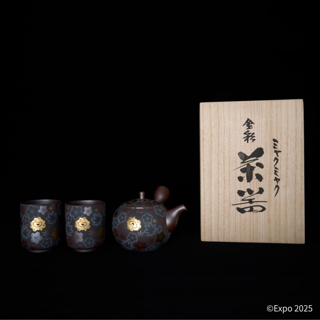EXPO2025 萬古焼 金彩茶器