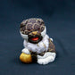 江戸木目込人形 Komainu charms（コマイヌ チャームズ）クロ