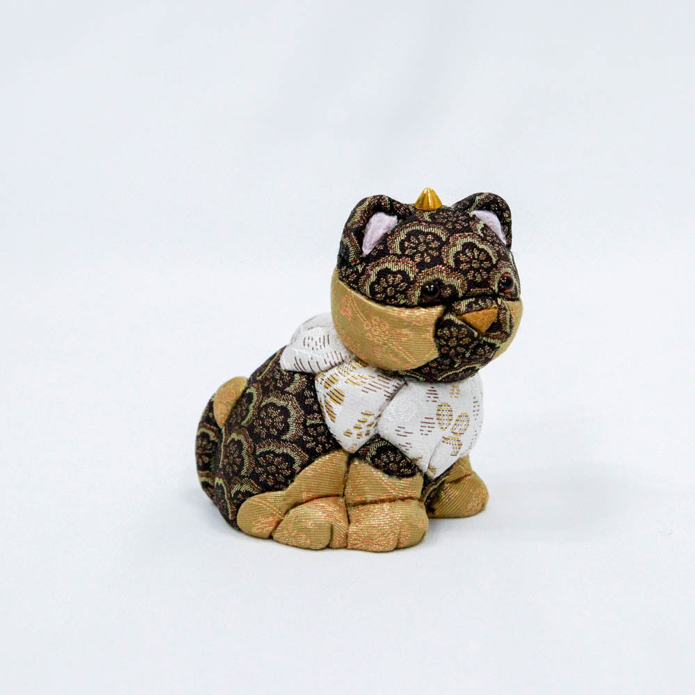 江戸木目込人形 Komainu charms（コマイヌ チャームズ）クロ