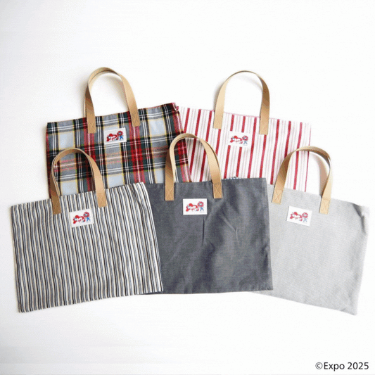 EXPO2025 播州織 biscuit tote bag｜各50点限定