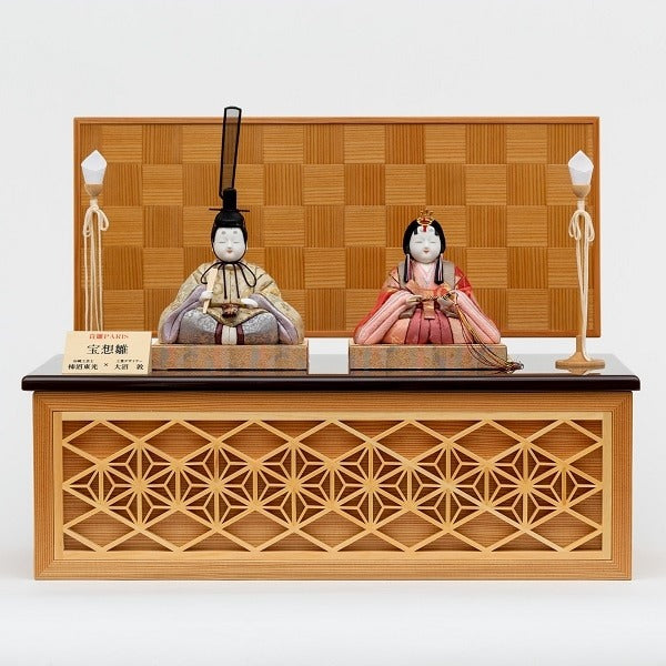 ひな人形 宝想雛 四角（中）【2月中旬出荷】