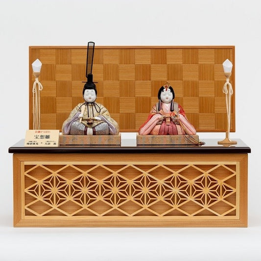 ひな人形 宝想雛 四角（中）【2月中旬出荷】