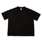 小幅織物Tシャツ 黒ポケット