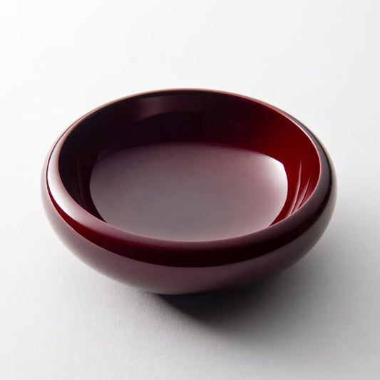 玉虫塗 ナッツボウル 赤