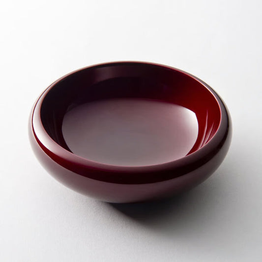 玉虫塗 ナッツボウル 赤