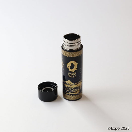 EXPO2025  山中塗 ステンレスボトル 黒×紺